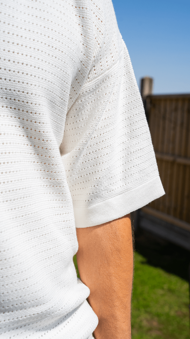 CS Cotton Oversized Crew Neck White - Club Soma
