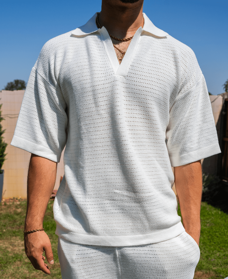 CS Cotton Oversized Polo Shirt - Club Soma