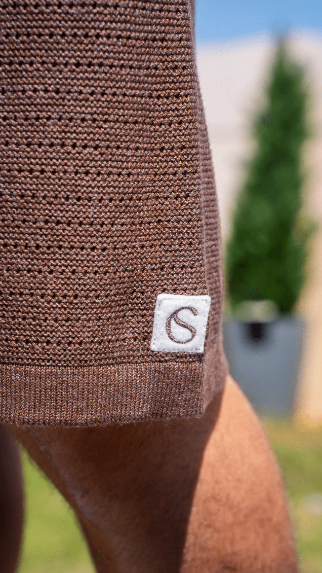 CS Cotton Oversized Shorts Brown - Club Soma